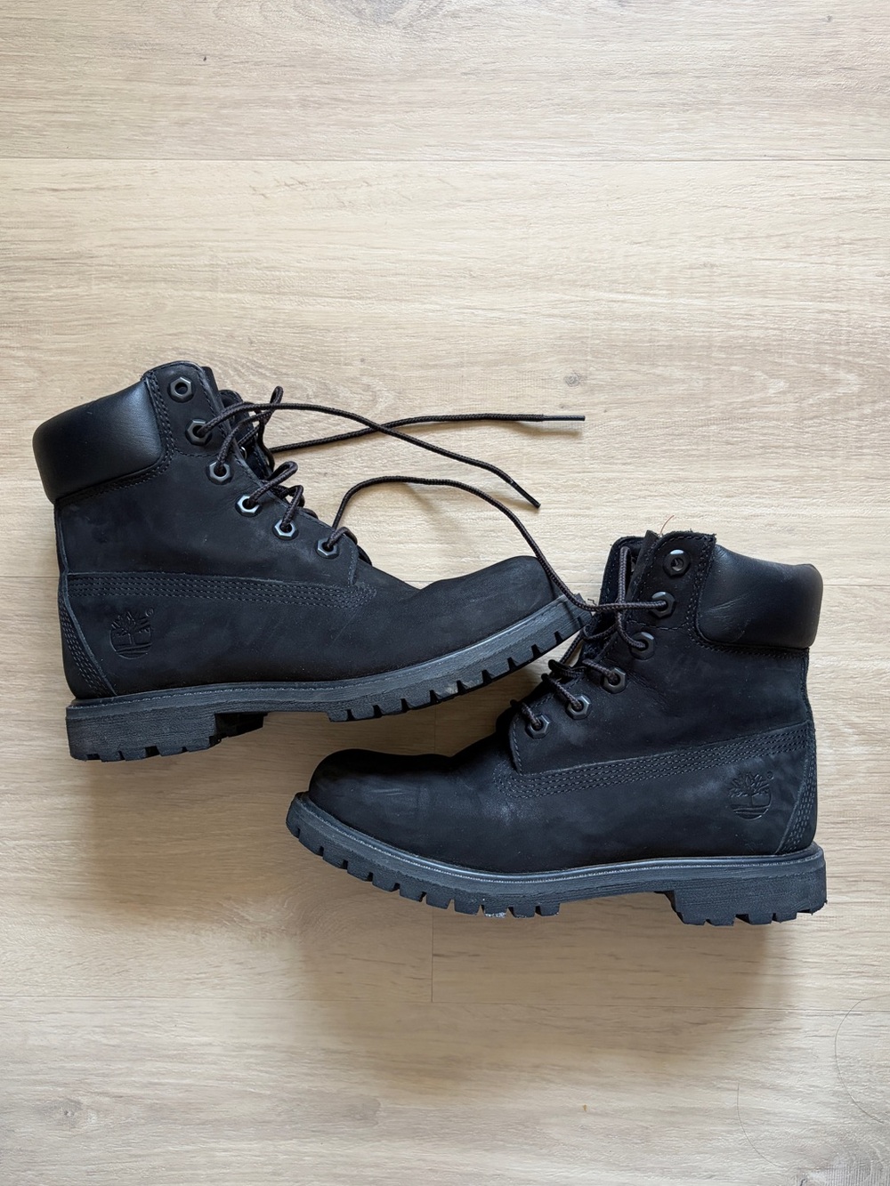 Timberland Black 6-Inch Premium Waterproof Boots 6M